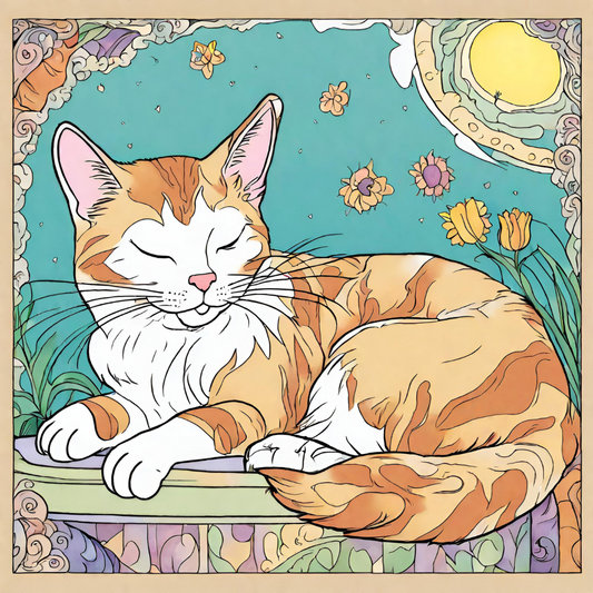 Printable Cat Coloring Book