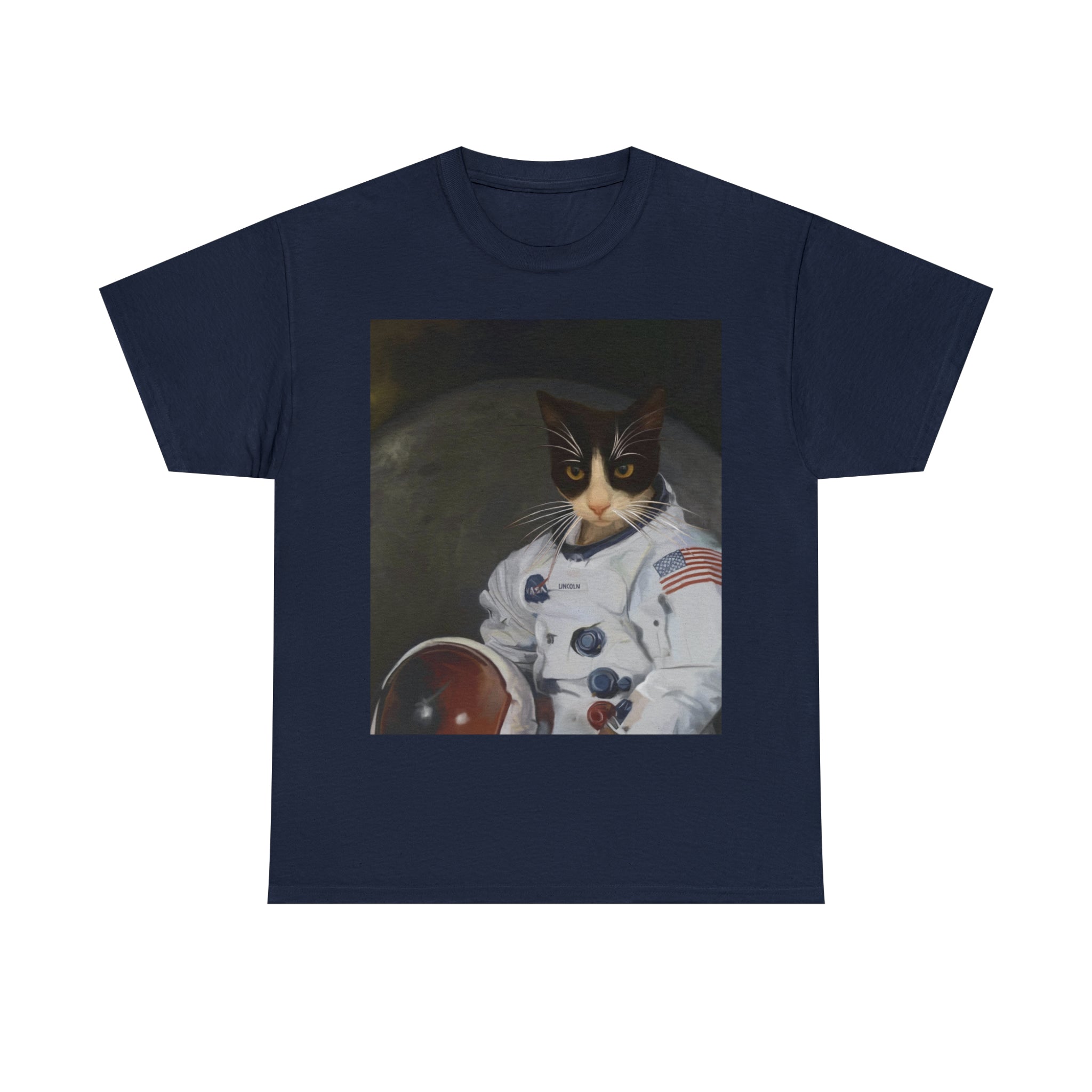 Pet T-Shirt - Astronaut Style | Art Your Cat Navy / L