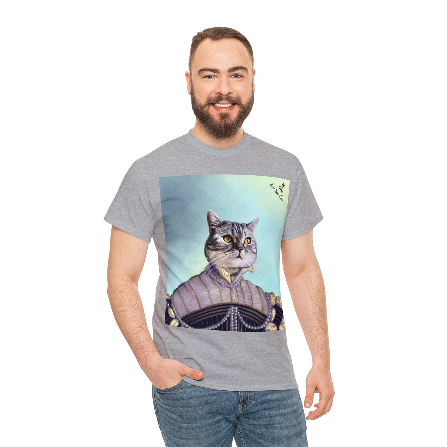 Custom Cat Princess Portrait Apparel
