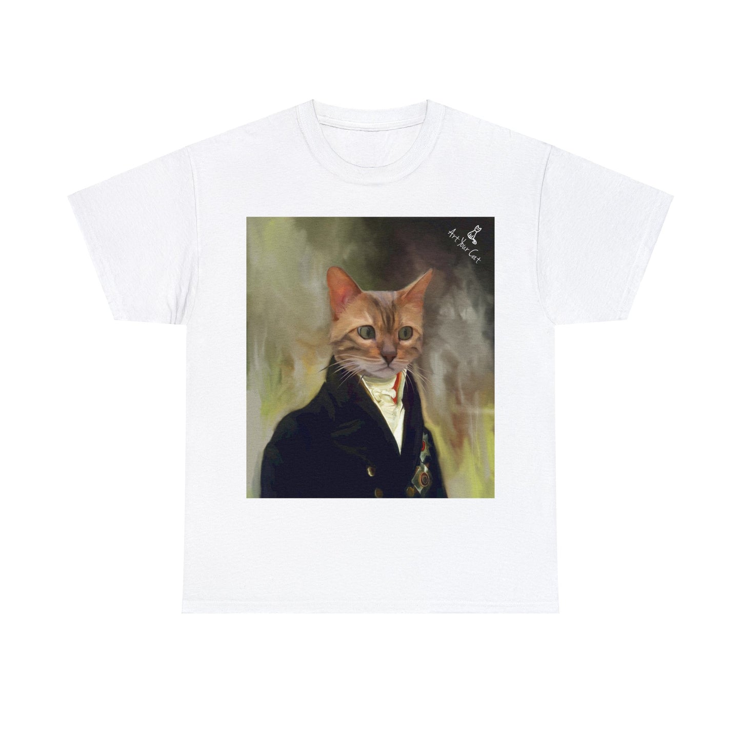 Custom artwork pet portrait t-shirt