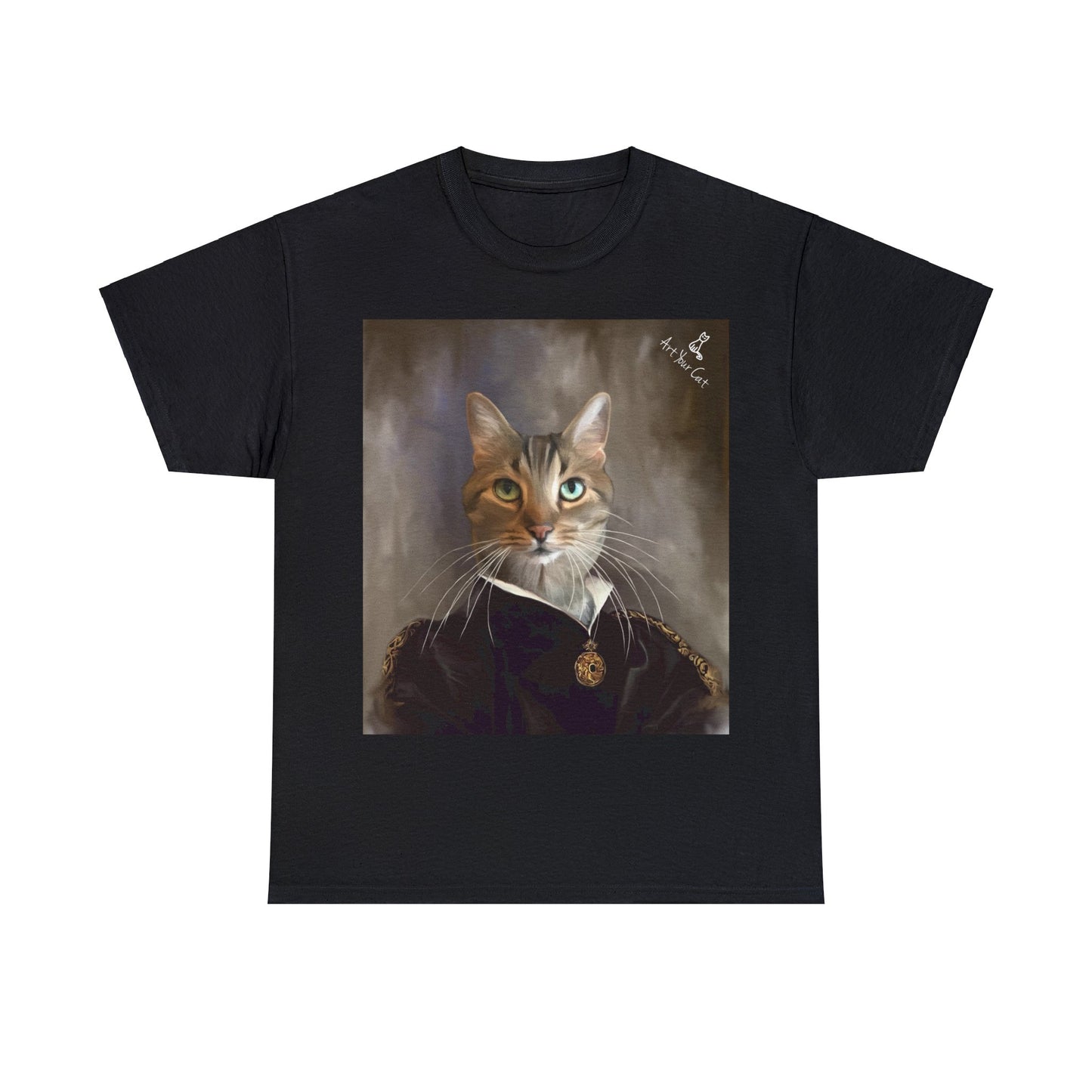 Custom empress cat portrait t-shirt