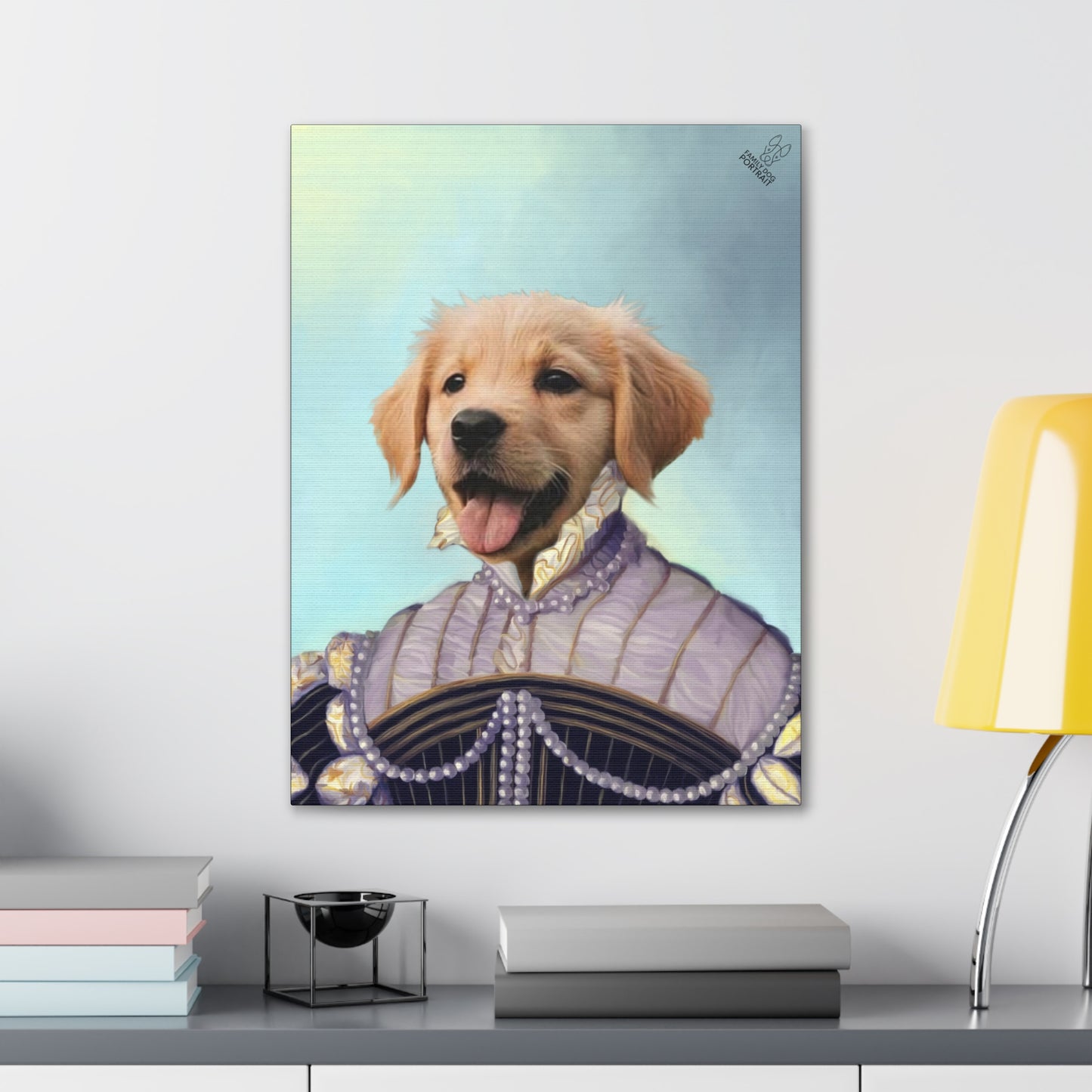 Dog Portrait - The Pearled Lady