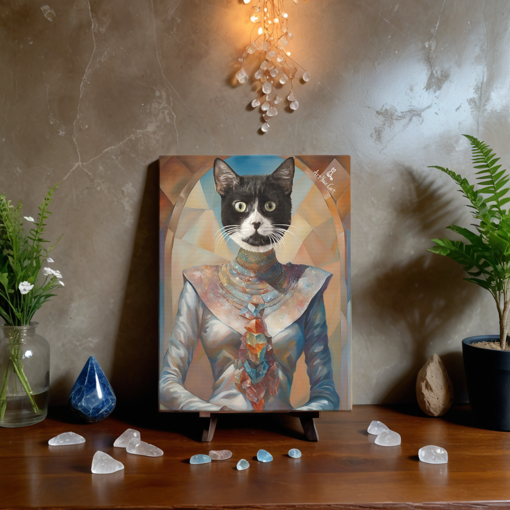 Female Geomancer Cat Portrait