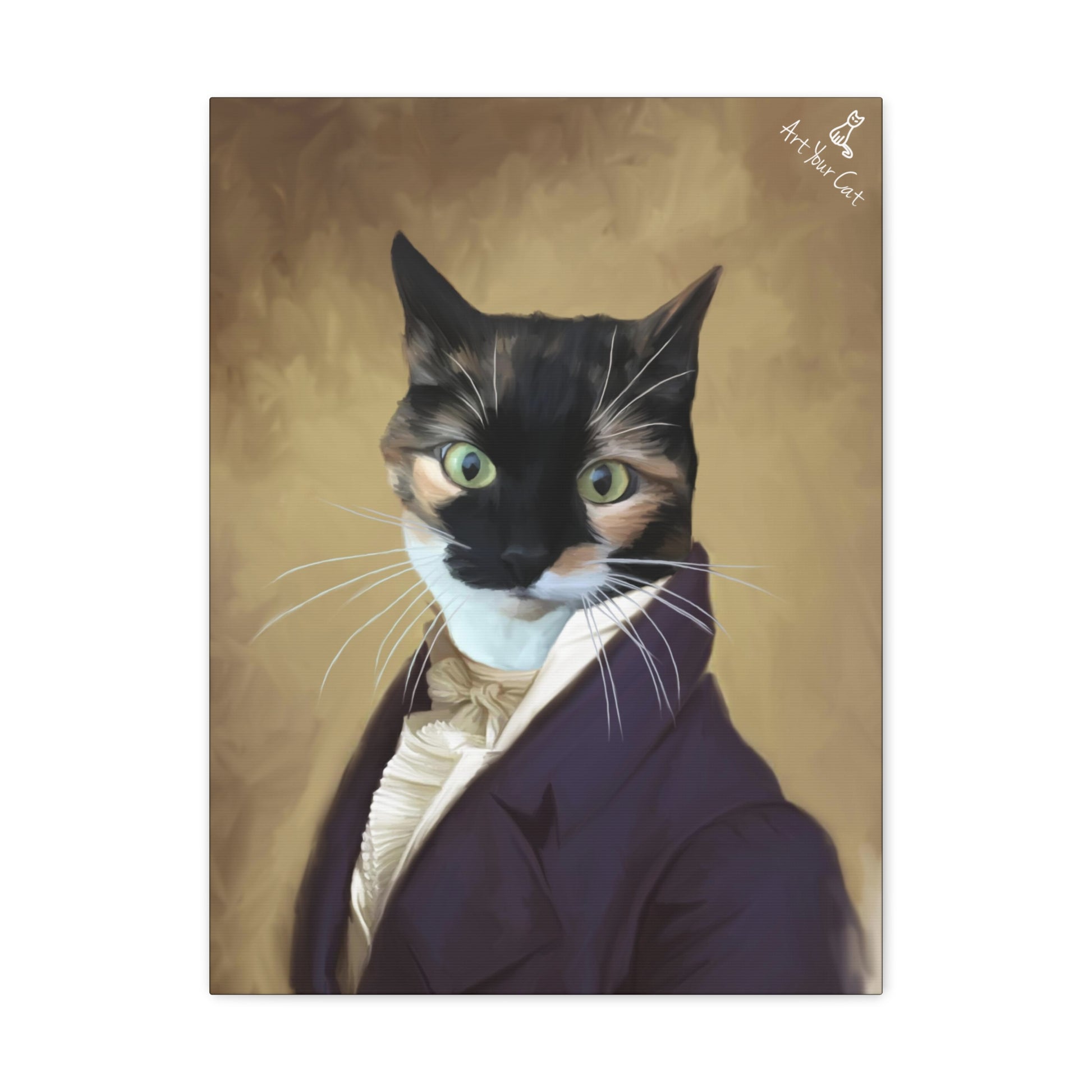 Luxurious Royal Cat Portrait Gift