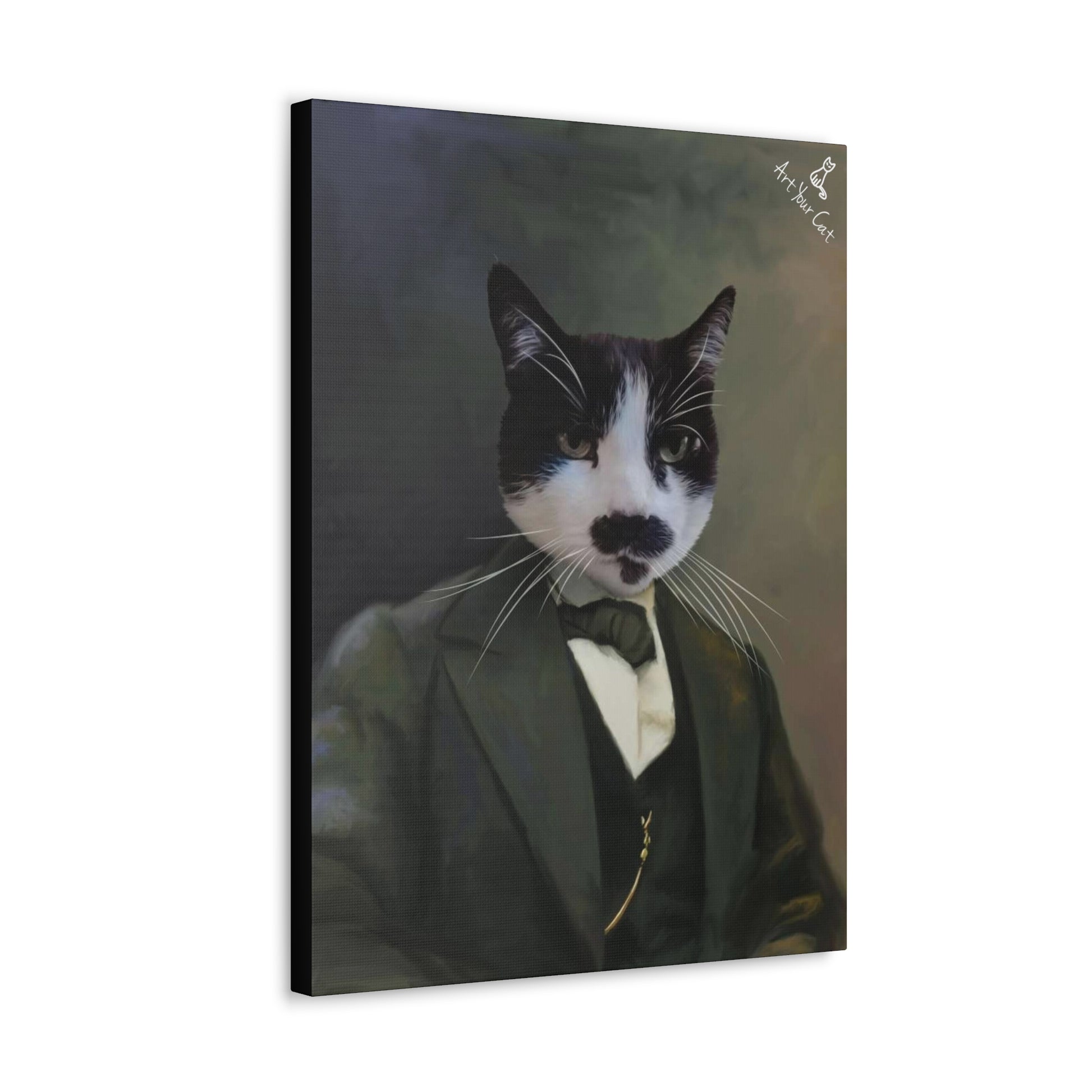 Majestic Cat Artwork in Royal Theme