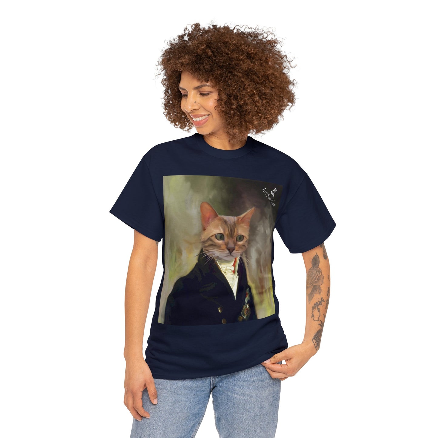 Majestic Count pet portrait t-shirt