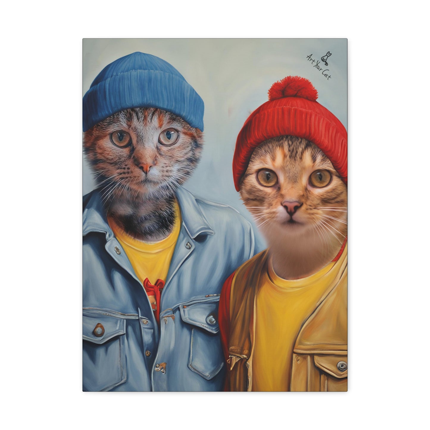 Meech & Tong Custom Cat Portrait