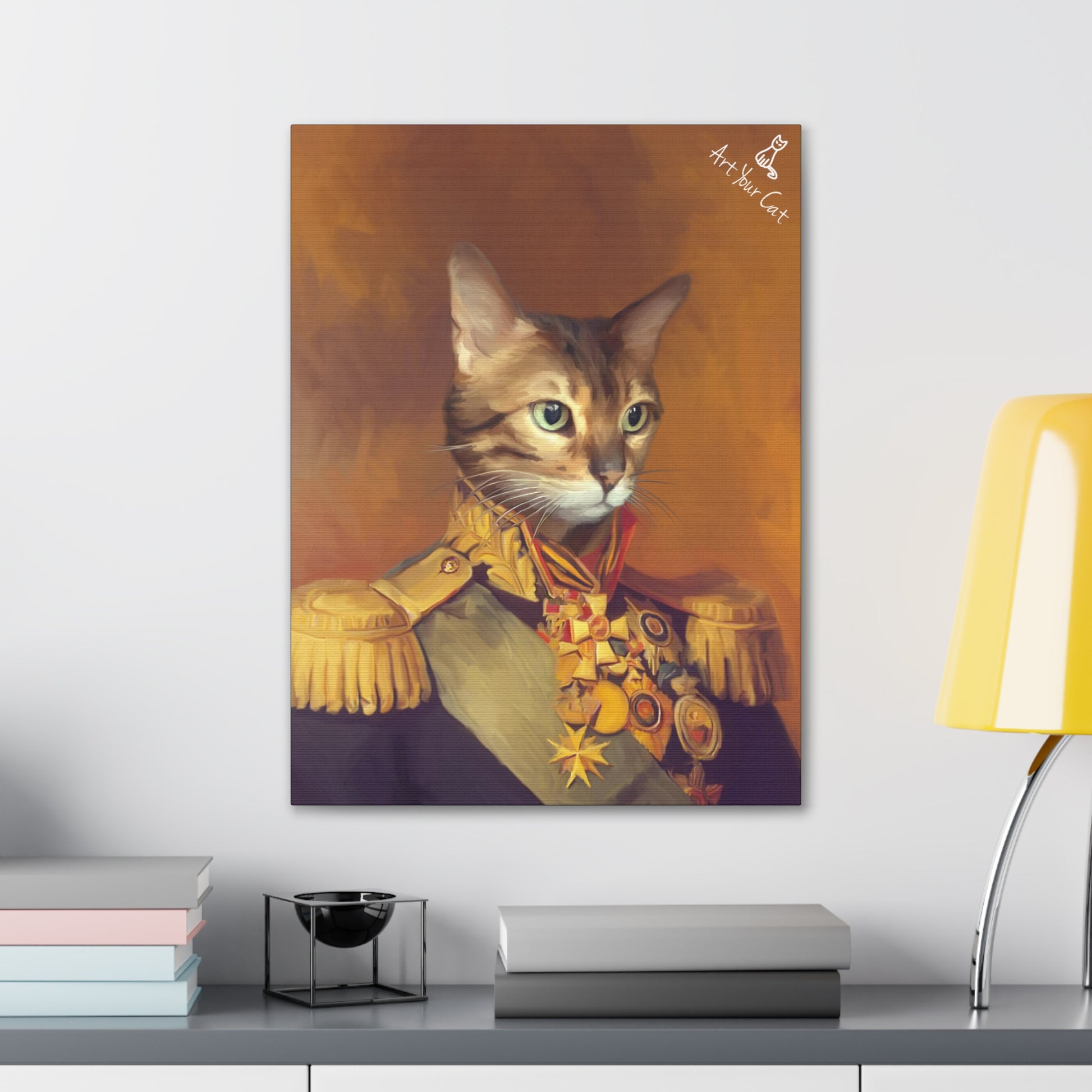 Personalized Cat Art in Royal Style