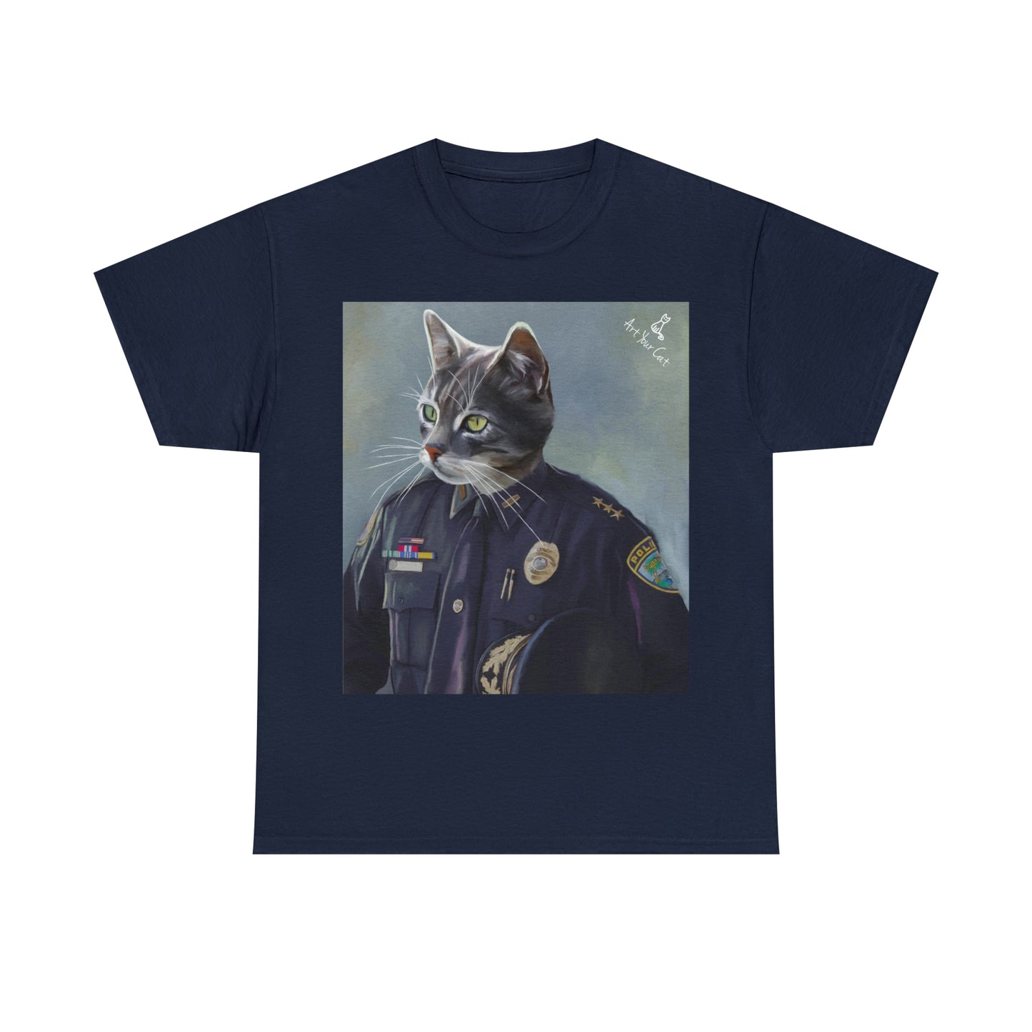 Personalized Cat Pawfficer Shirt