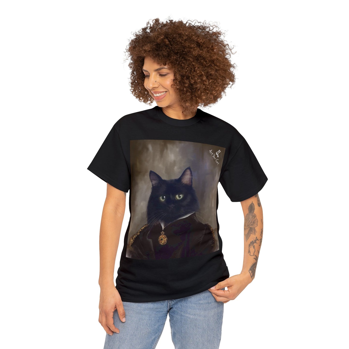 Personalized Duke pet portrait tee
