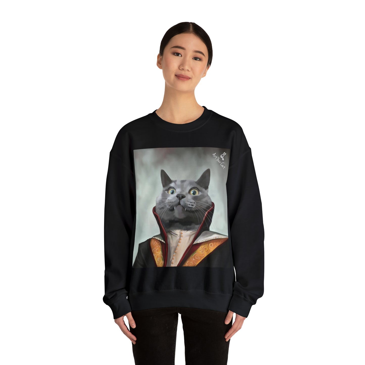 Personalized Vampire Cat Sweatshirt