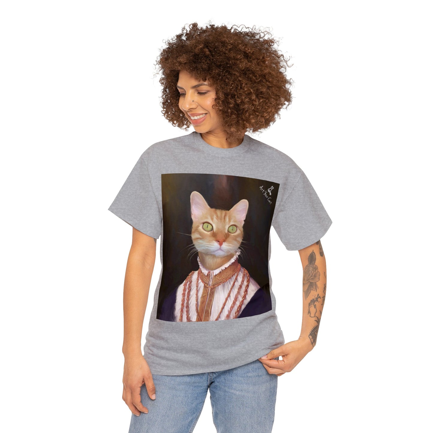 Royal pet portrait shirt for cats and dogs