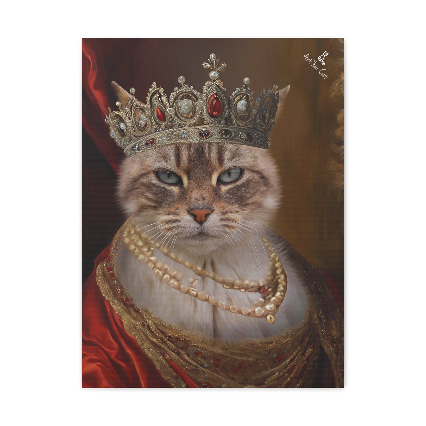 TheCrownedQueenCatPortrait-Front