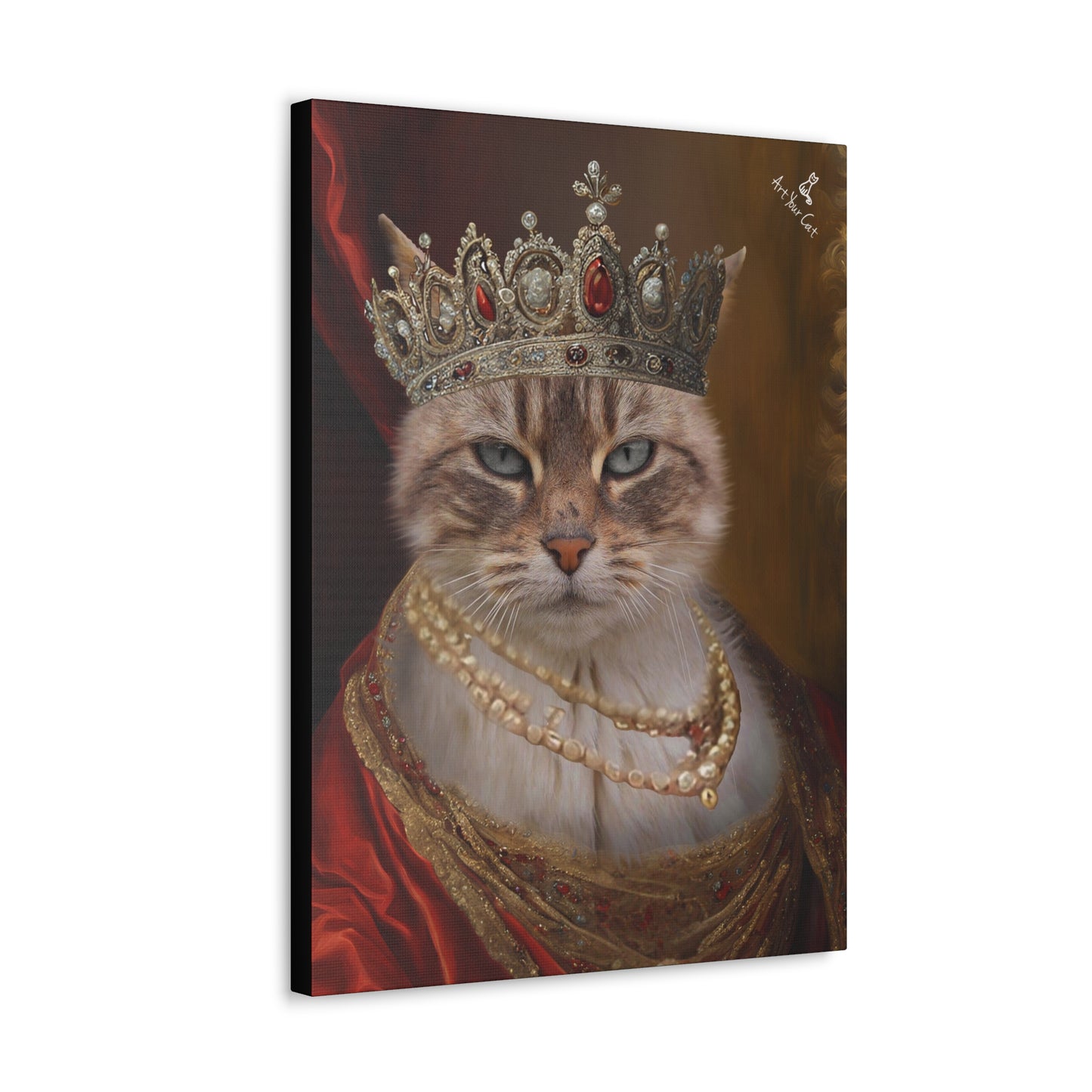 TheCrownedQueenCatPortrait-Side