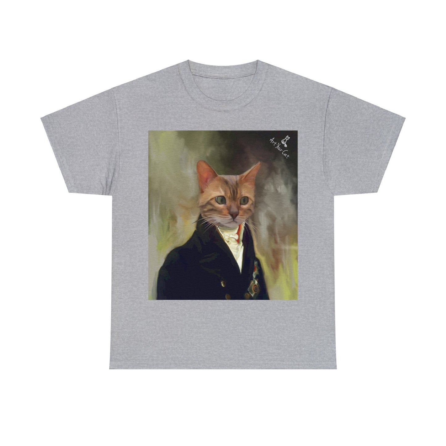 Unique Count pet portrait on t-shirt