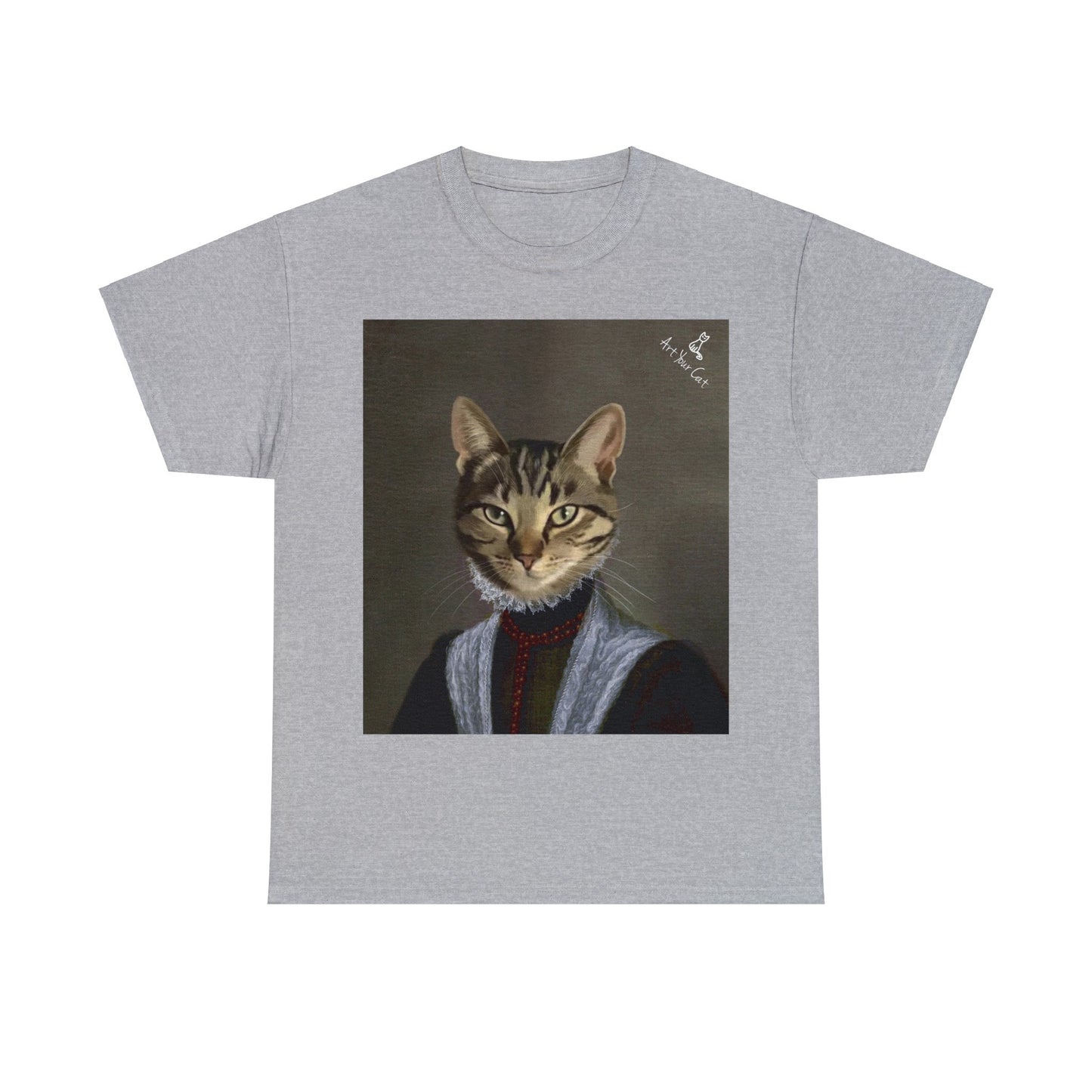 Unique Royal Duchess pet portrait on t-shirt