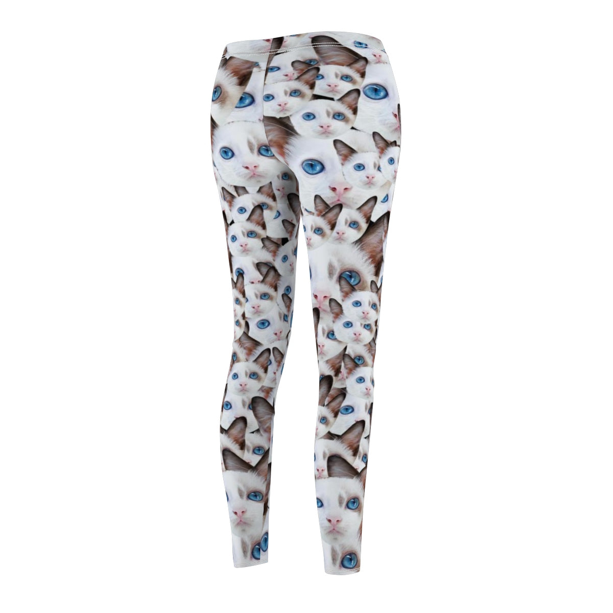 Cat lovers' custom leggings with fun, unique designs