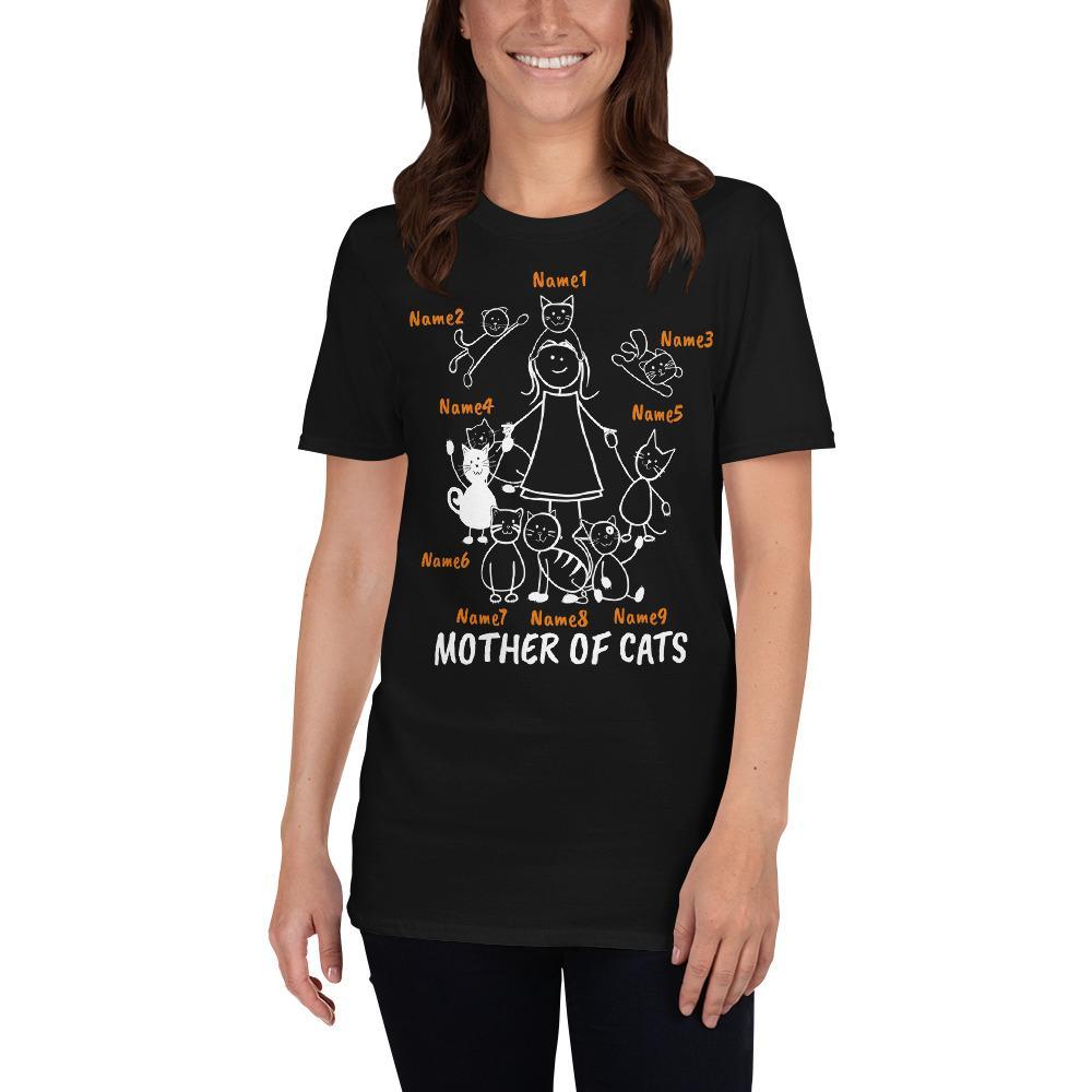 Comfortable Mother of Cats T-Shirt for lounging