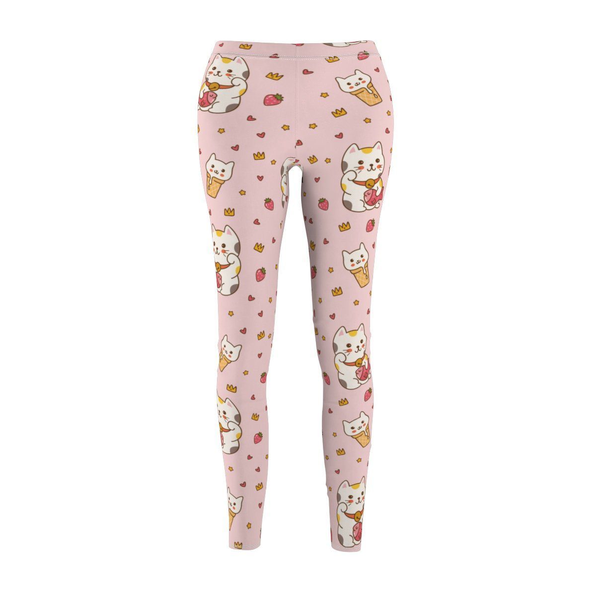Fun Cat Pattern Leggings - Ideal for Cat Enthusiasts