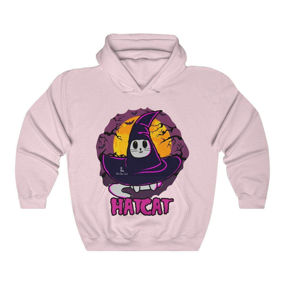 Hatcat Hoodie with Whimsical Cat Design