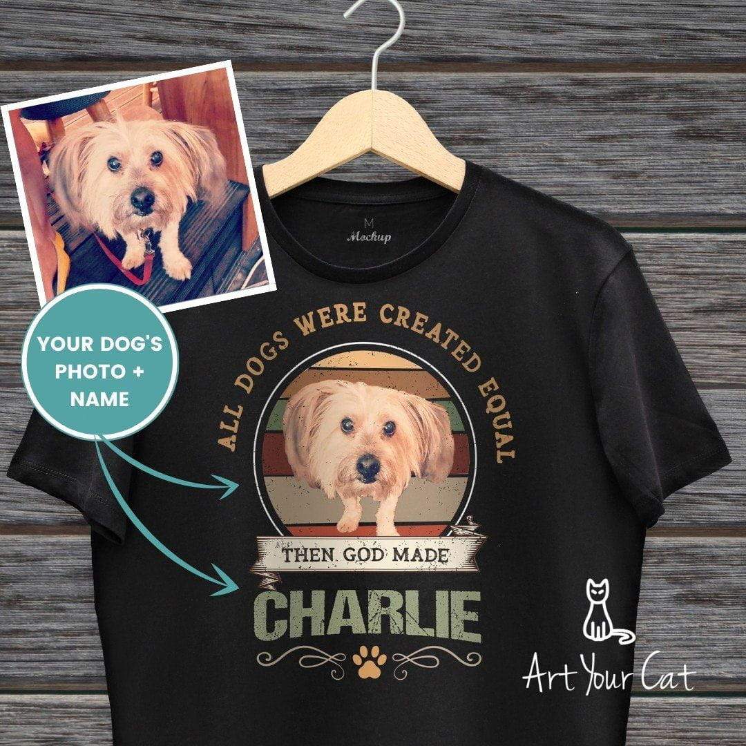 Personalized Cat Lover T-Shirt Design Close-Up