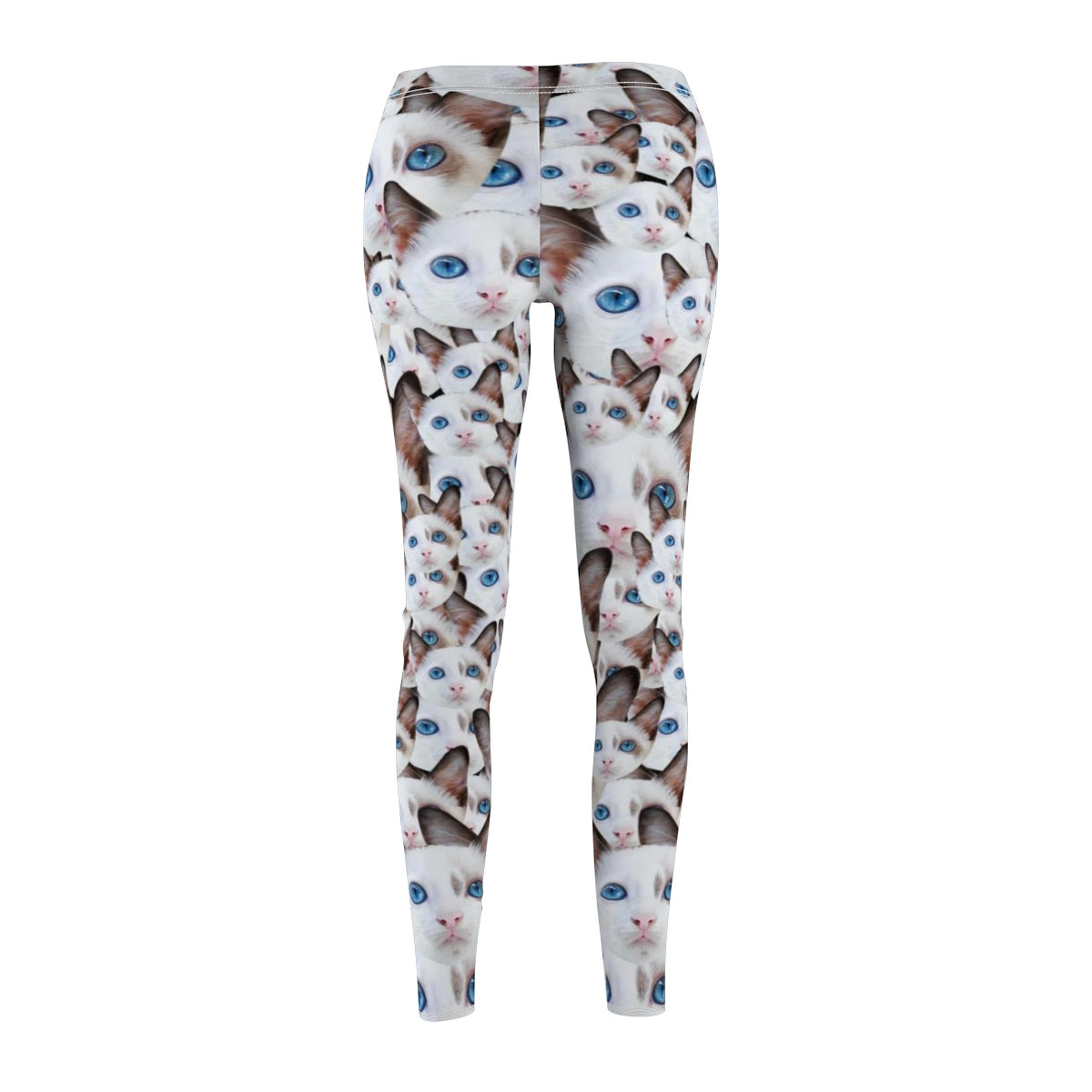 Personalized cat artwork on custom legging