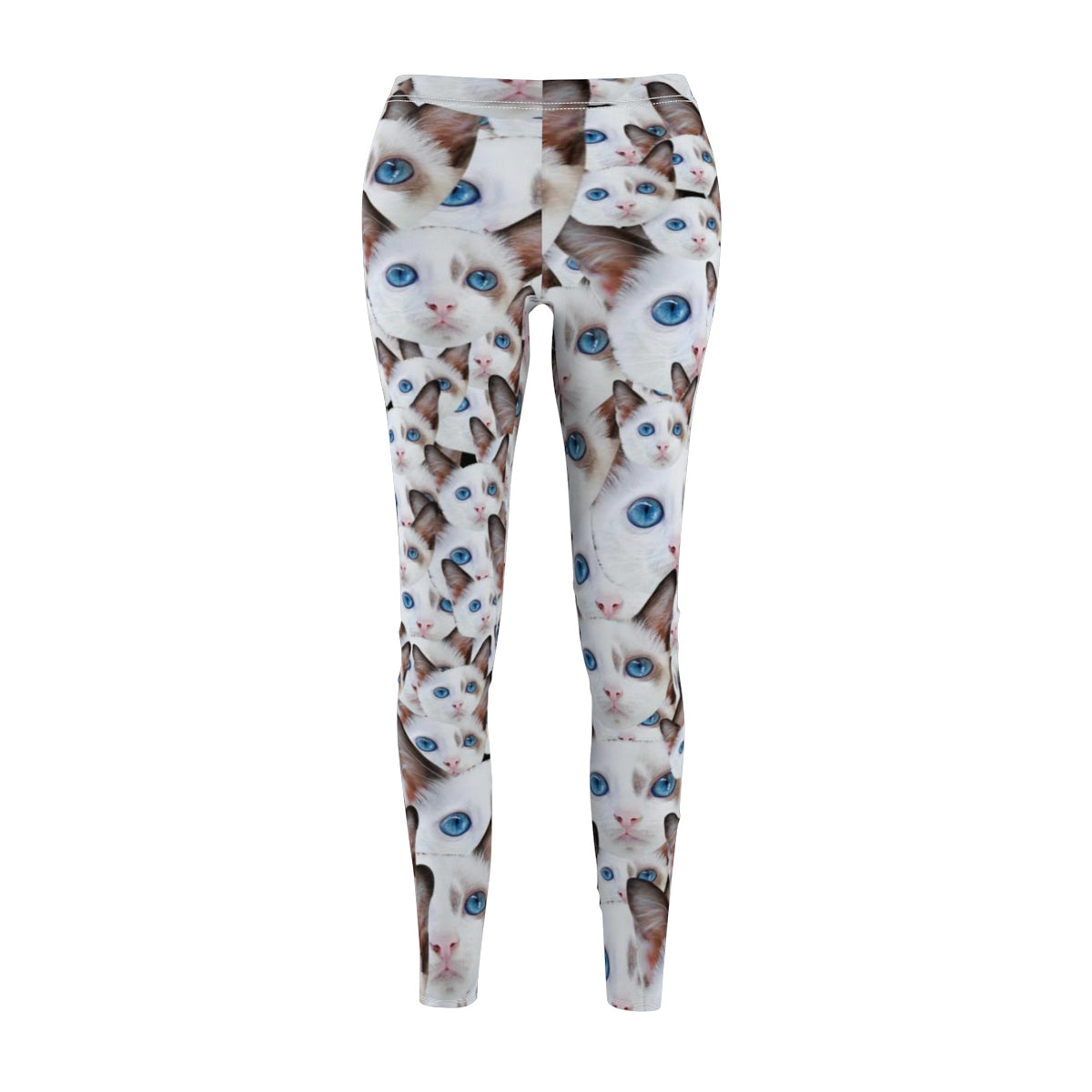 Skinny fit Face Mesh Custom Leggings for a unique style