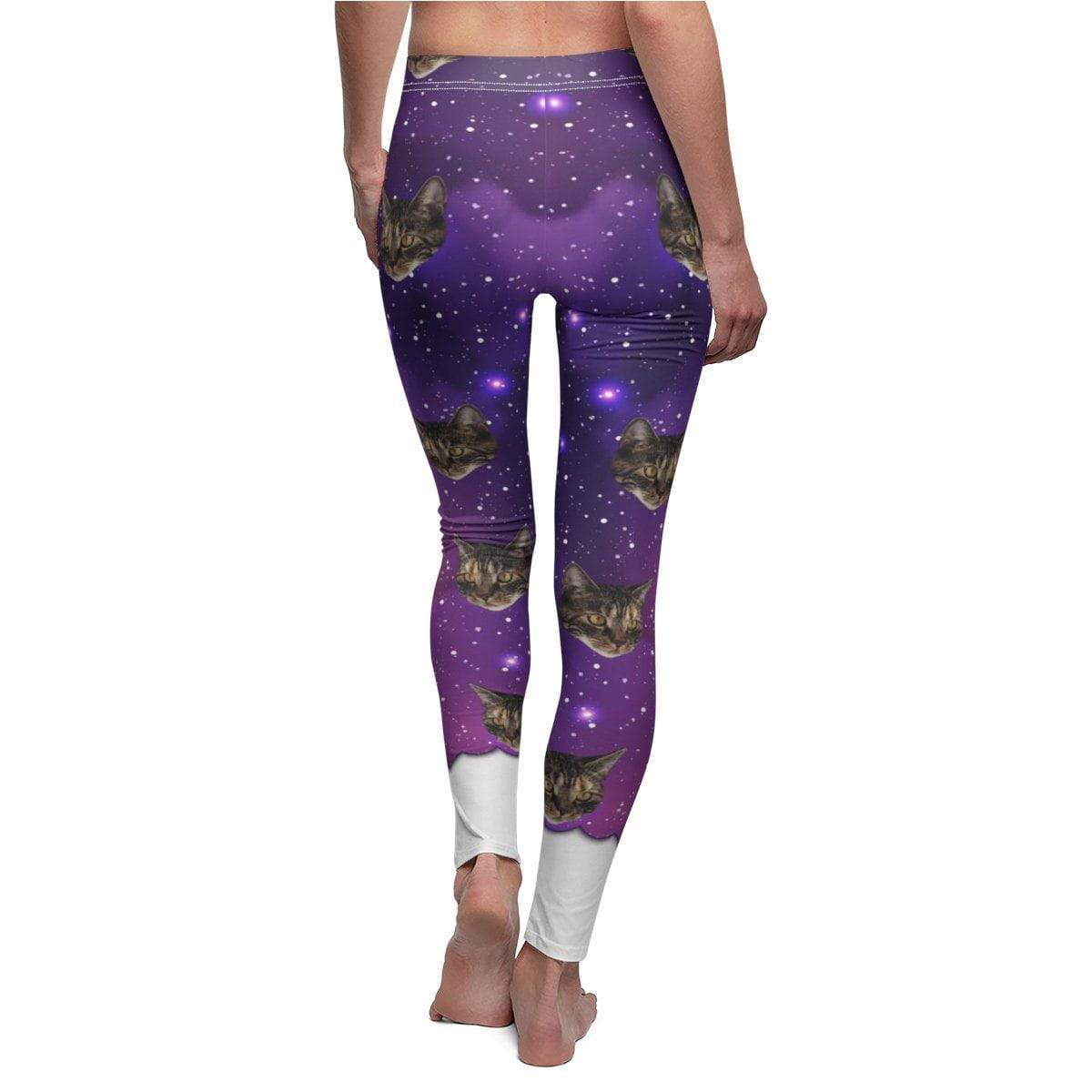 Stylish and comfortable custom galaxy cat leggings