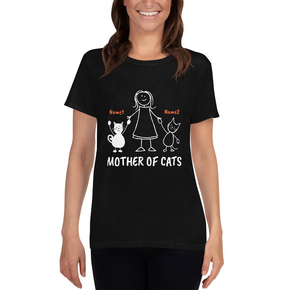 Stylish and customizable Mother of Cats shirt for women and men