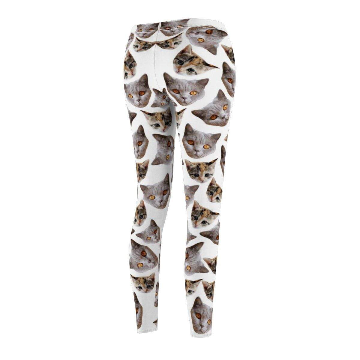 Two Cats Custom Leggings in Vibrant Cat Patterns