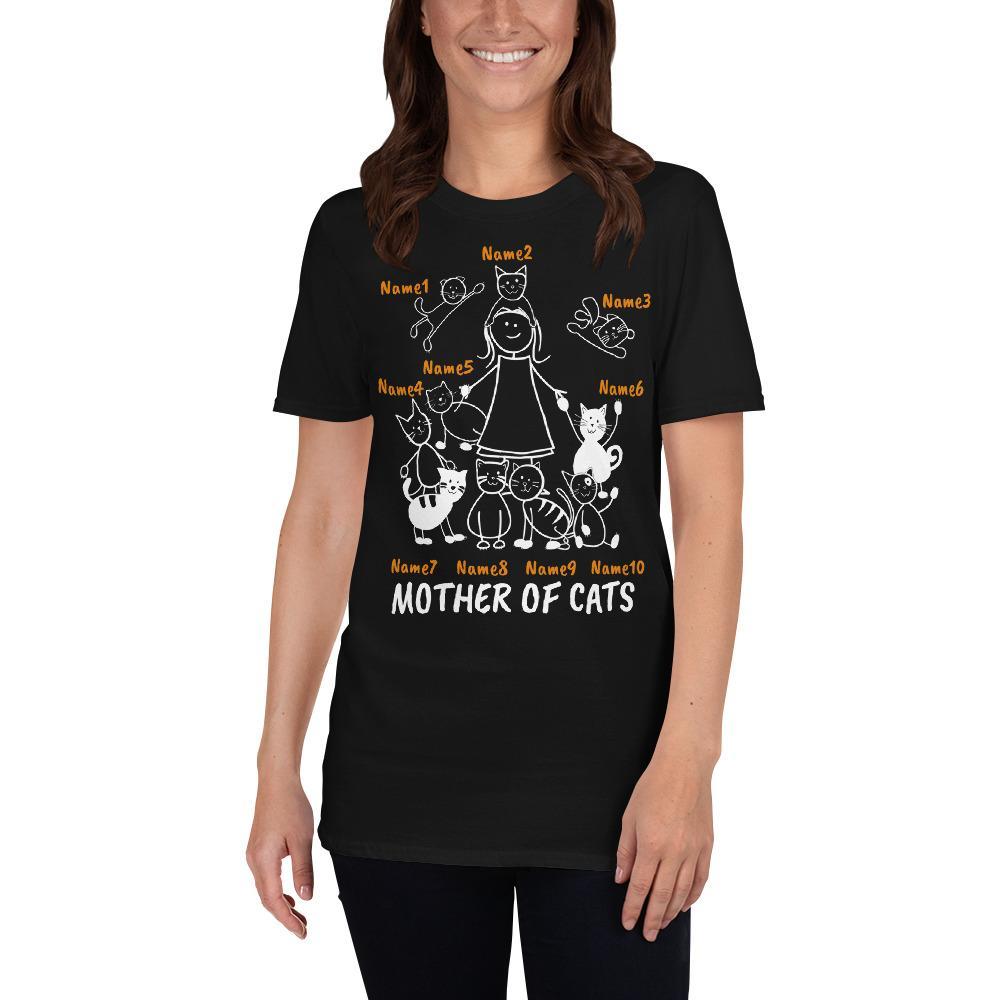 Unisex Mother of Cats T-Shirt for all cat lovers