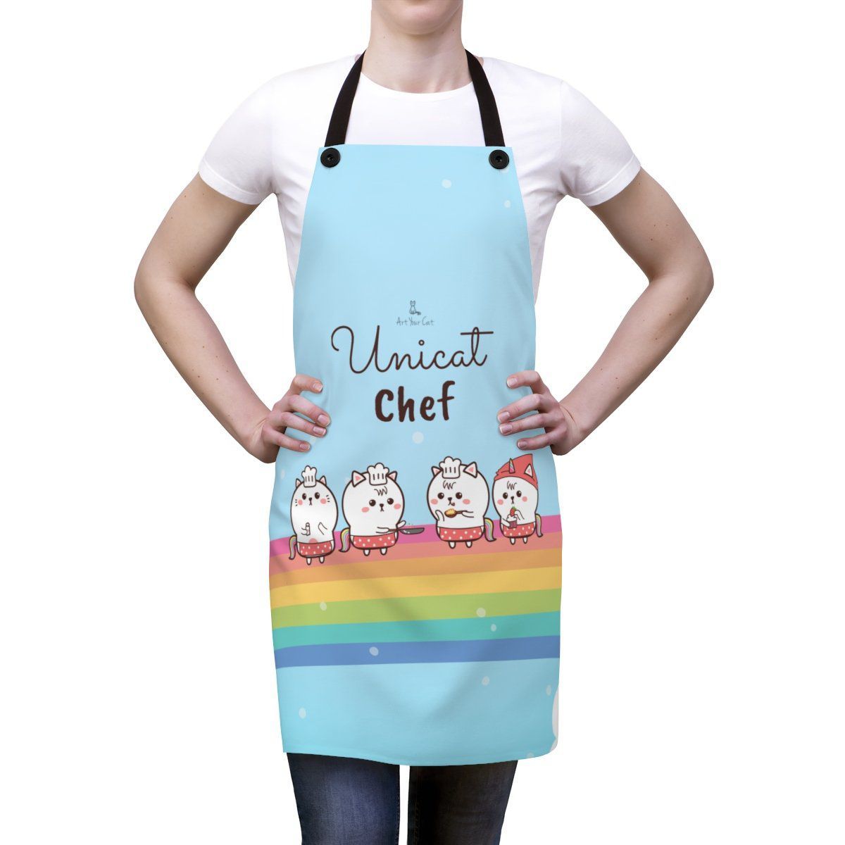 Cute Unicat Chef Apron