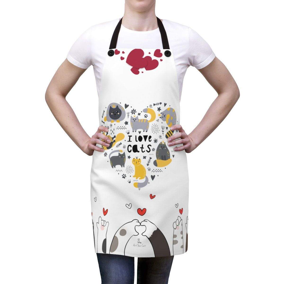 The I Love Cats - Baking Apron
