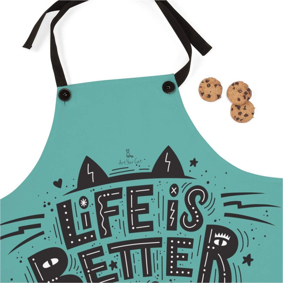 Life is Better with a Cat Apron