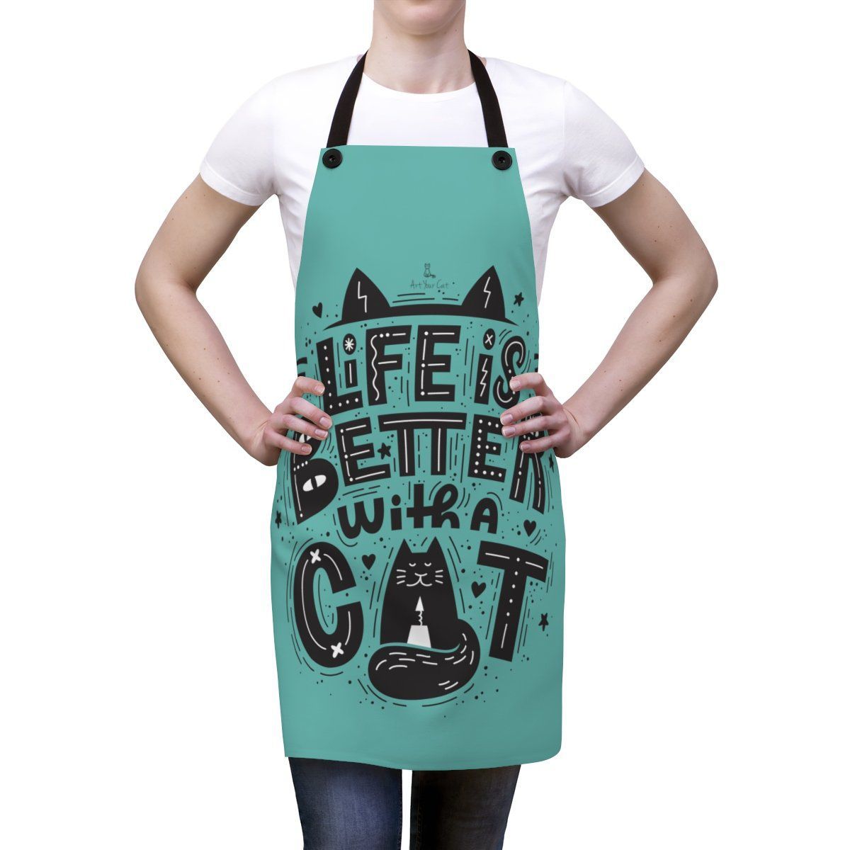 Life is Better with a Cat Apron