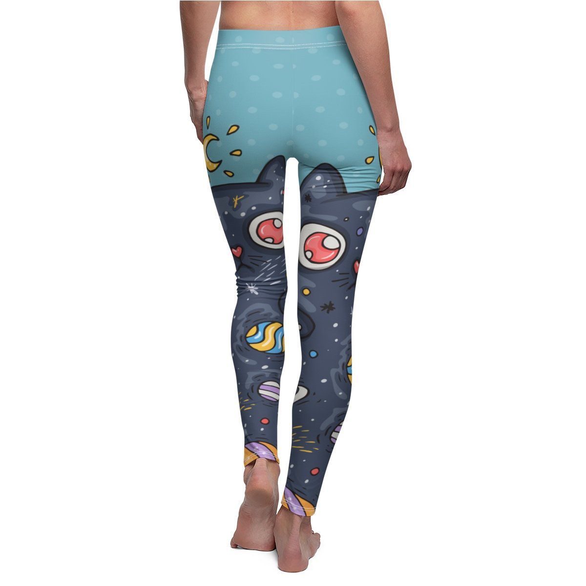 Lovely Moon Cat Leggings
