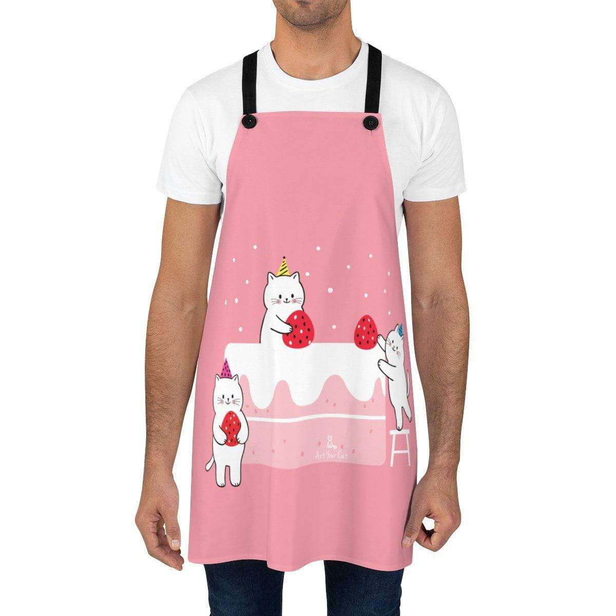 Sweet Kitties' Strawberry Apron