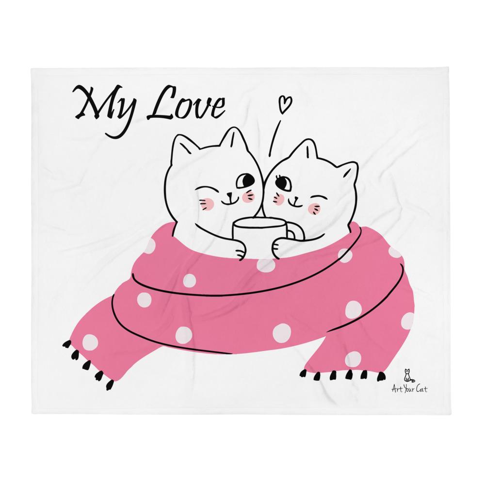 Fleece Blanket - Winter Warm Heart
