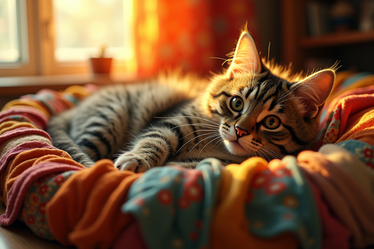 How to DIY a Cozy Cat Bed Using Old Clothes