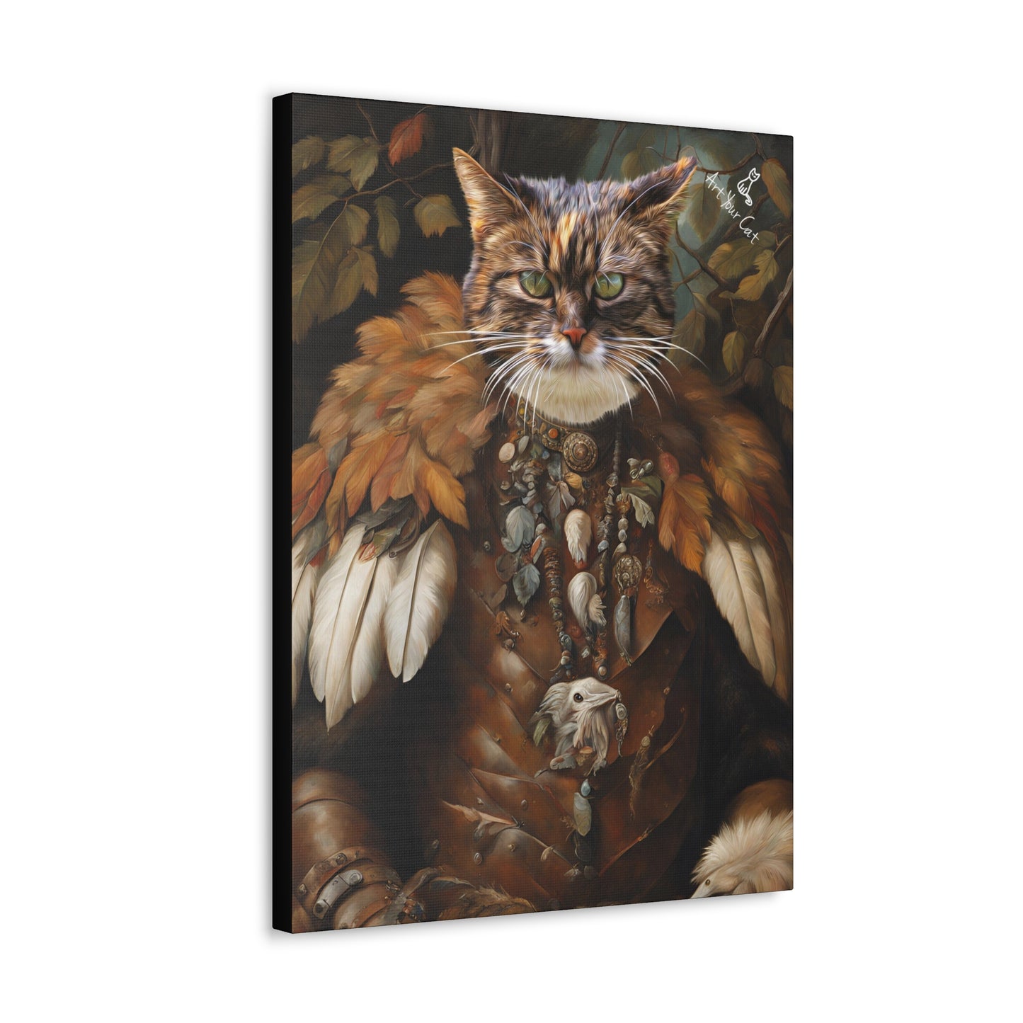 Adventure-Themed Cat Artwork - Beastmaster Design