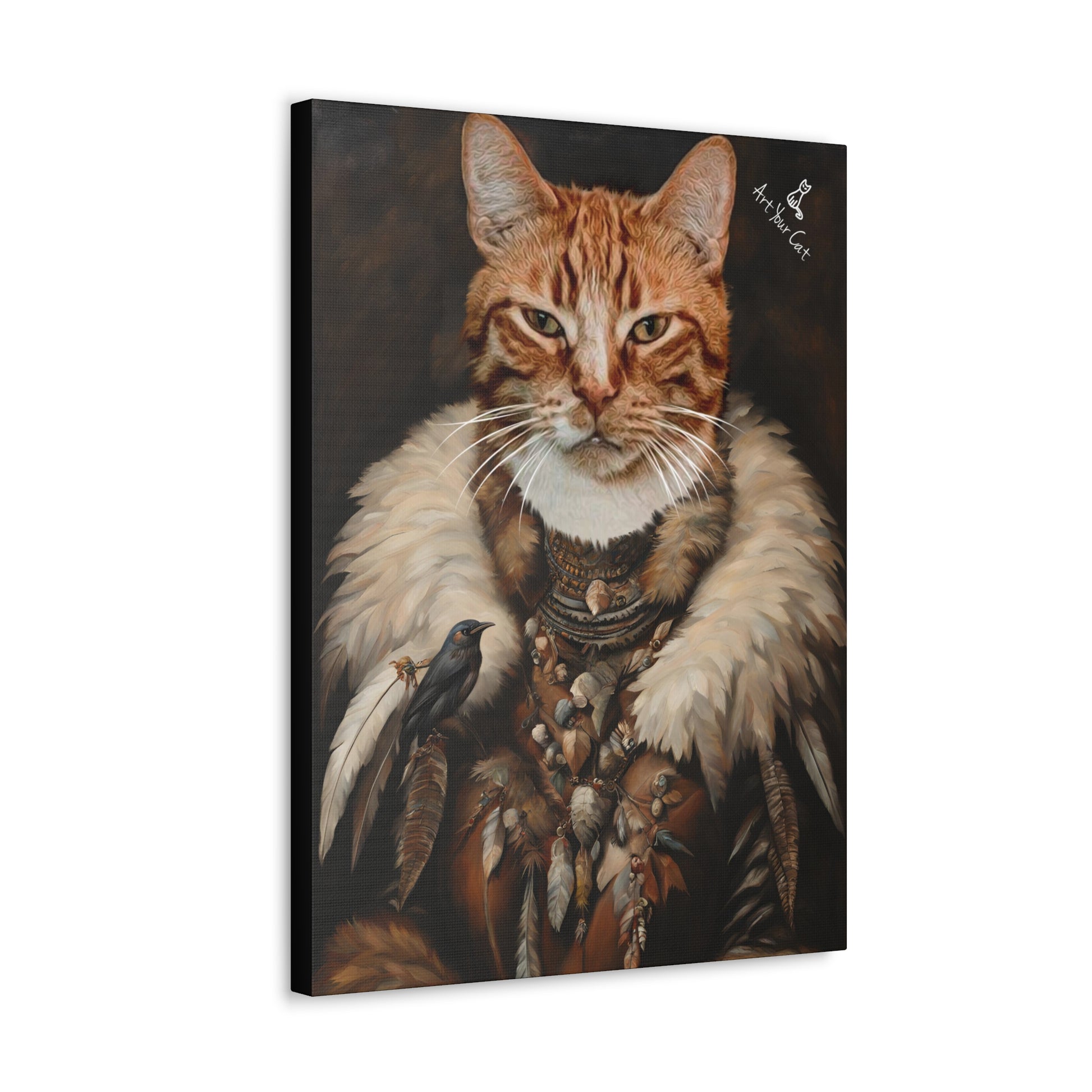 Adventure-Themed Female Cat Artwork - Beastmaster Design
