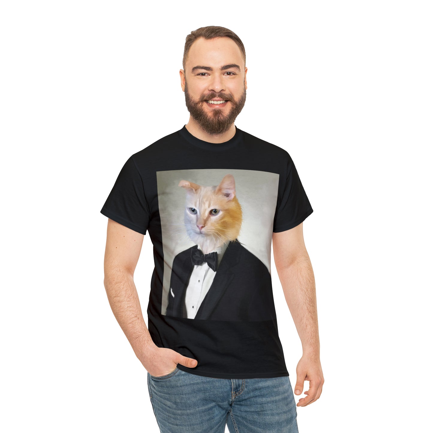 Cat Tuxedo Portrait Shirt