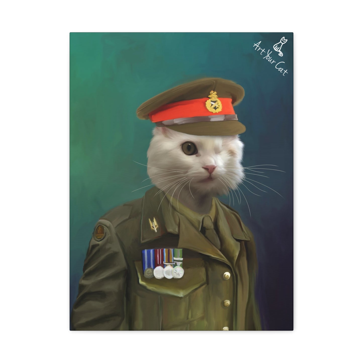 Cat as a British Soldier Artwork