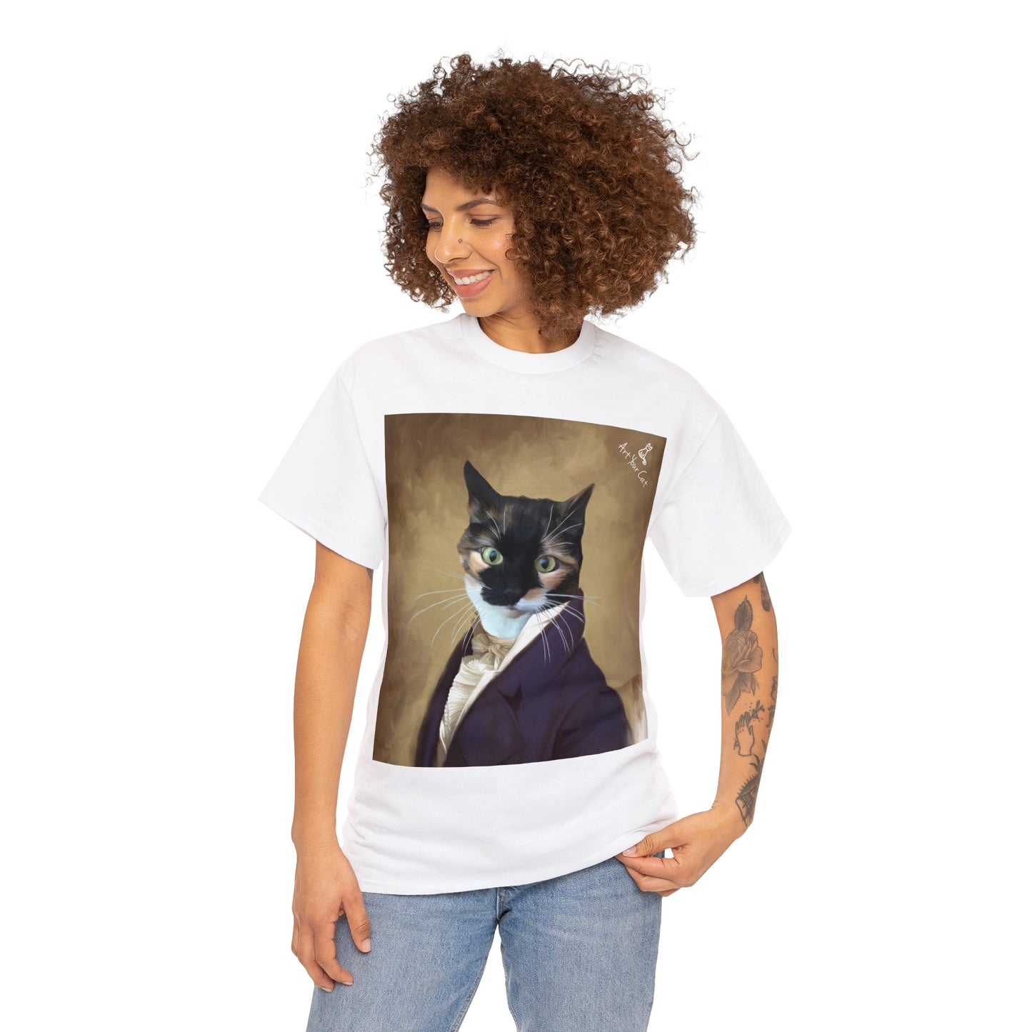 Cat leadership portrait shirt