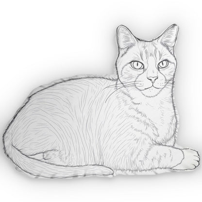 Custom Cat Pillow - Modern