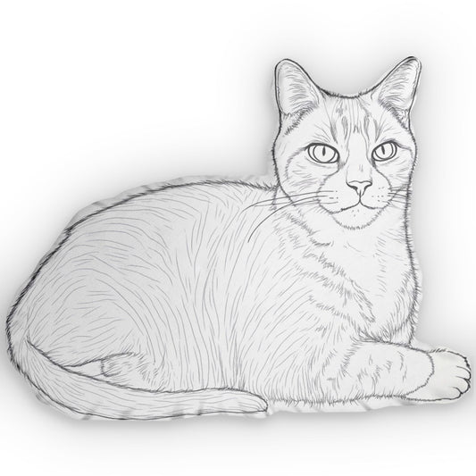 Custom Cat Pillow - Modern
