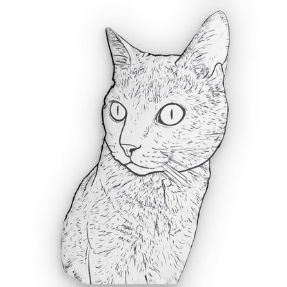 Custom Cat Pillow - Modern