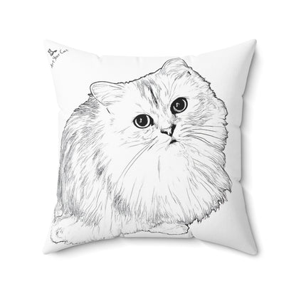 Custom Cat Throw Pillow - Modern