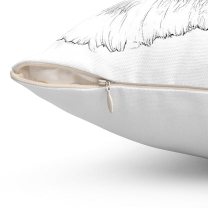 Custom Cat Throw Pillow - Modern