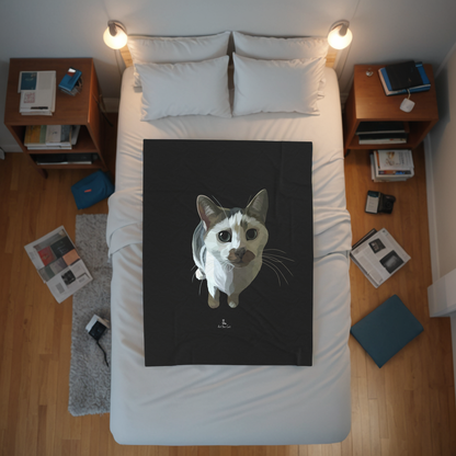 Custom Fleece Cat Blanket